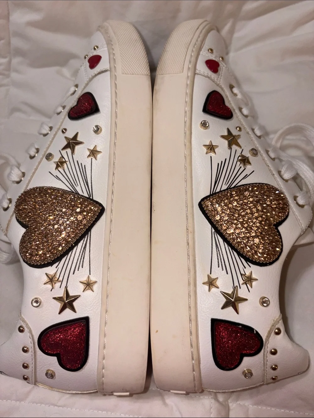HTF Gorgeous Aldo Elixir embellished Sneakers